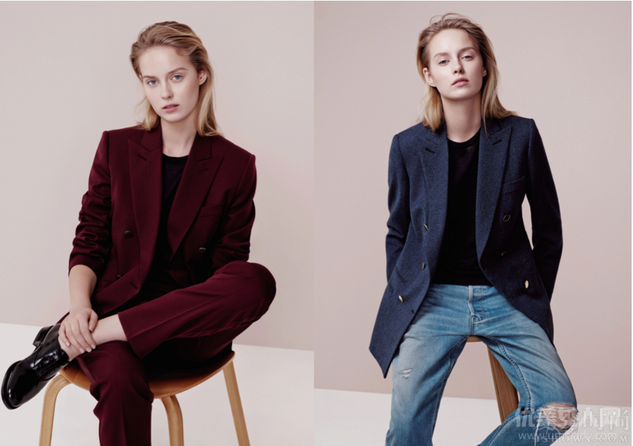 FW15 Max Mara Tailored Suit Lookbook