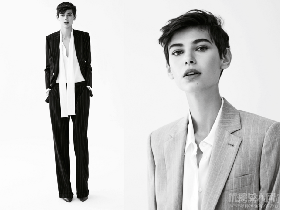 SS15 Max Mara Tailored Suit Lookbook